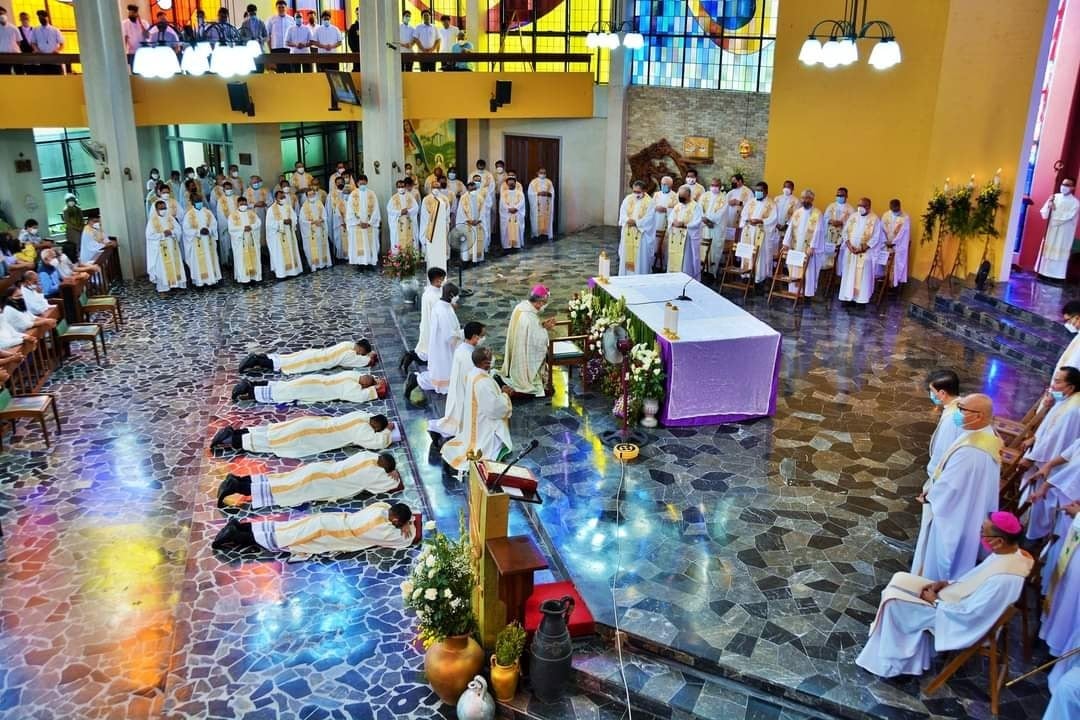 Five SVDs Ordained Priest