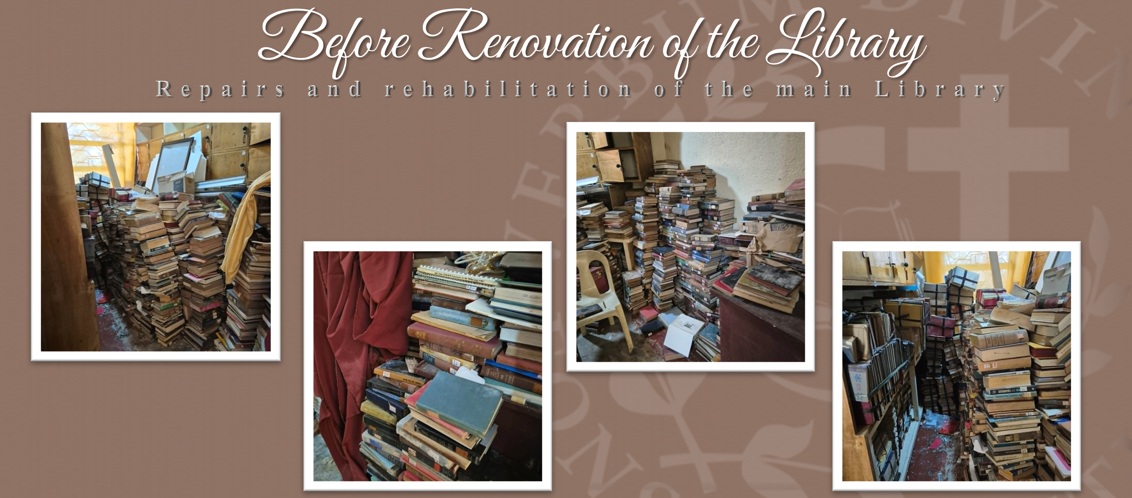 BEFORE RENOVATION OF THE LIBRARY