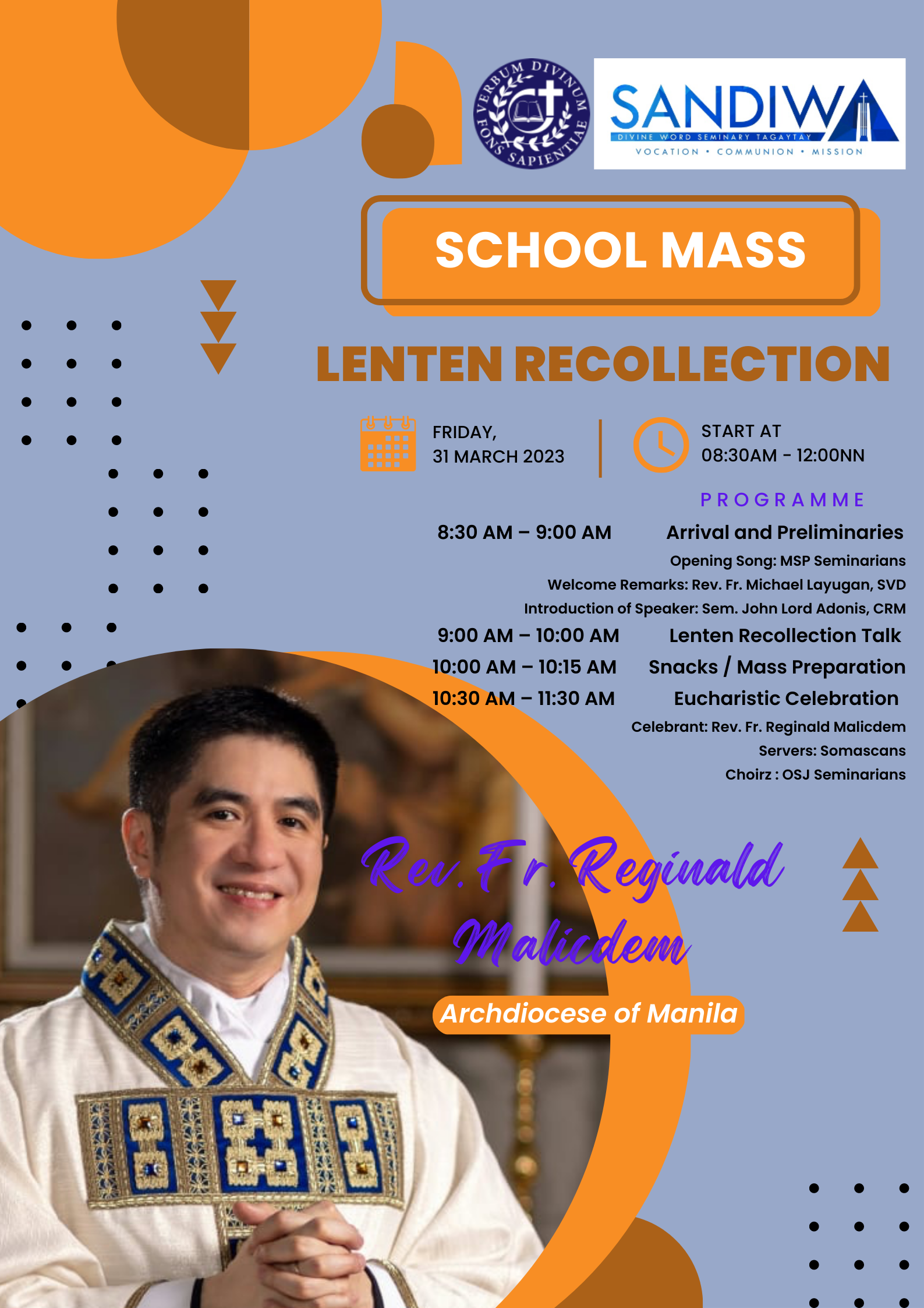 DWST LENTEN RECOLLECTION